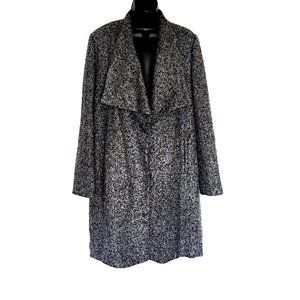 Forever 21 Women's Grey Wool Long Pea Coat Size M